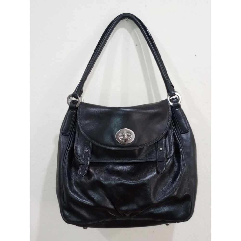 Nordstrom Halogen Black Leather Purse Shoulder Bag - New with Tag